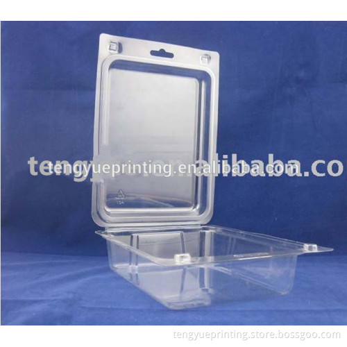 Transparent Clear insert blister box/clamshell blister packaging